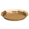 Service Ideas Paneled Tray with Removable Insert, 9"diameter, Stainless Steel, Vintage Gold TRPN119RIBSVG - alternate 2